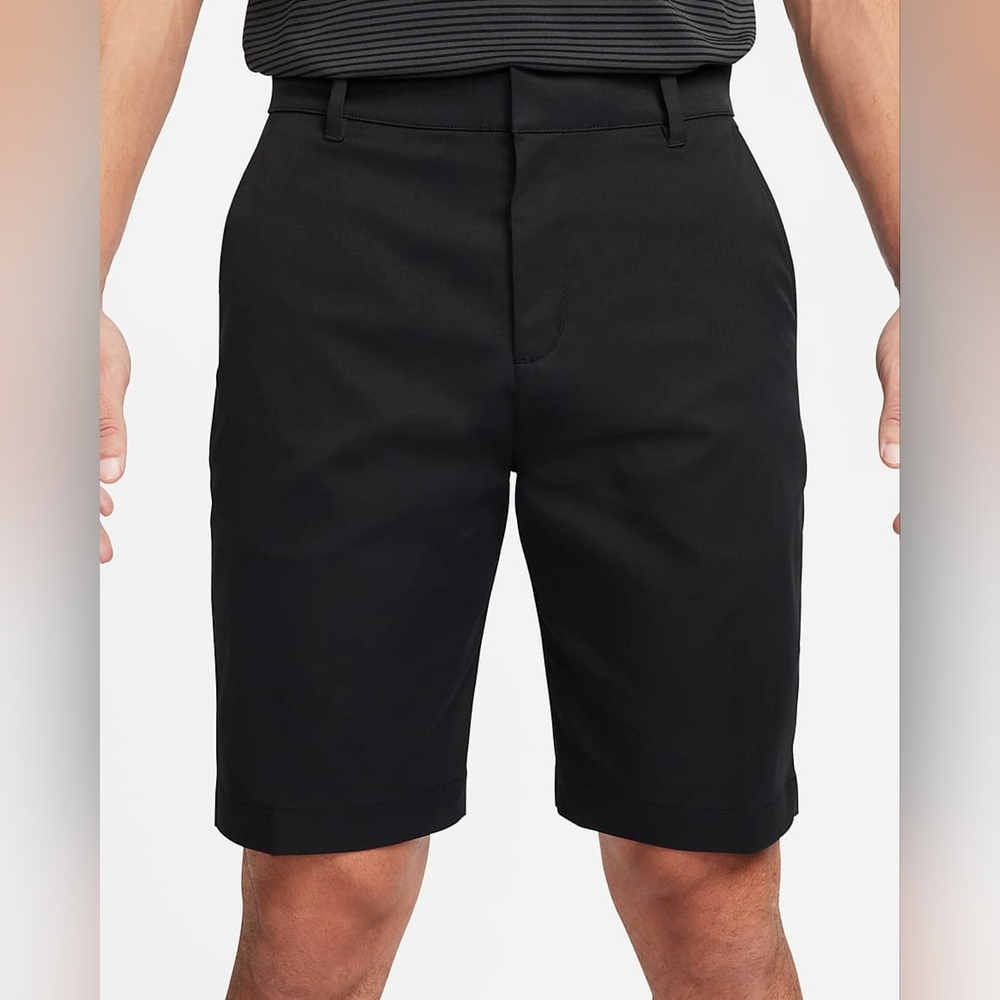 EUC Nike Tour Men's 10" Chino Golf Shorts Black Size 34